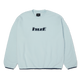Huf H Dot Polar Fleece Crewneck Sweatshirt Sky