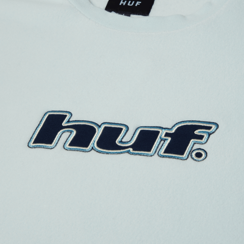 Huf H Dot Polar Fleece Crewneck Sweatshirt Sky