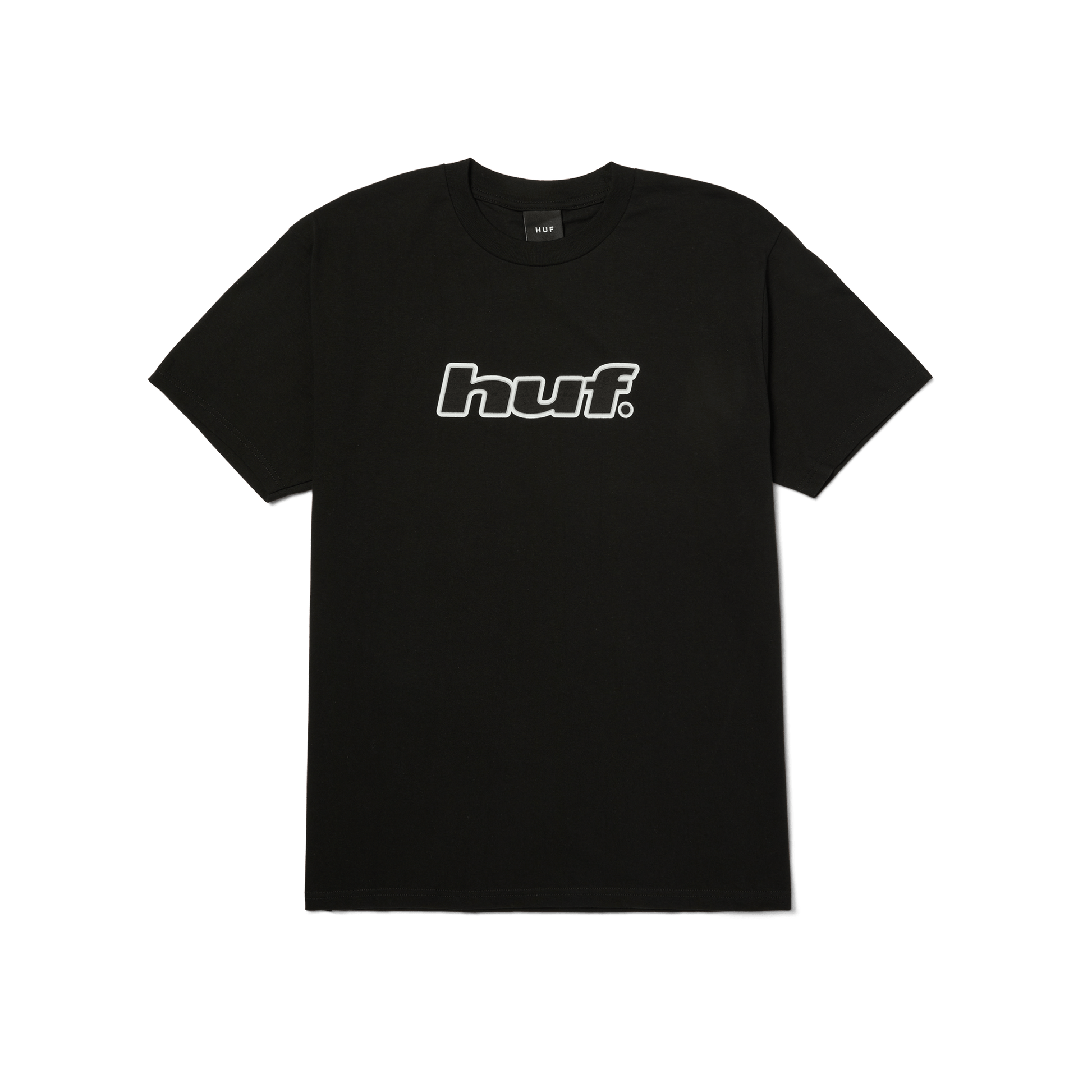 Huf H Dot T-Shirt Black