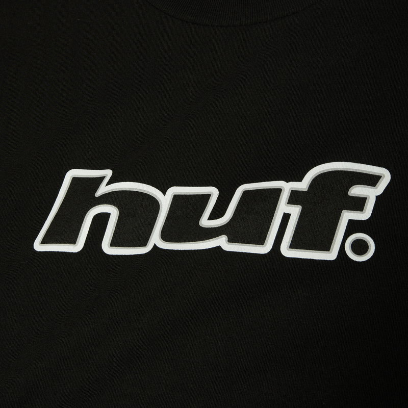 Huf H Dot T-Shirt Black