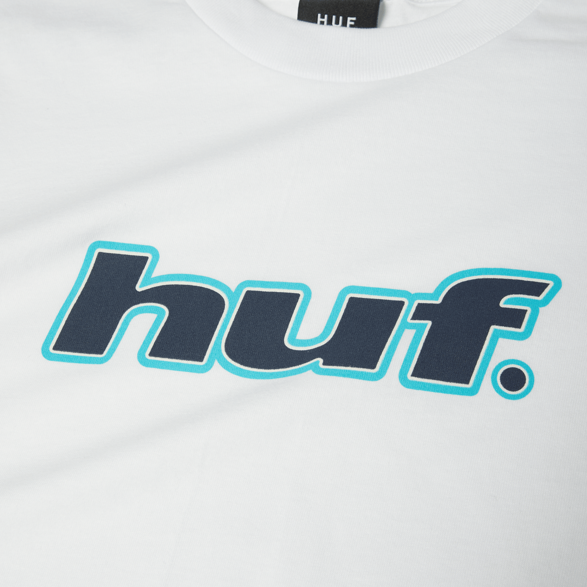 Huf H Dot T-Shirt White