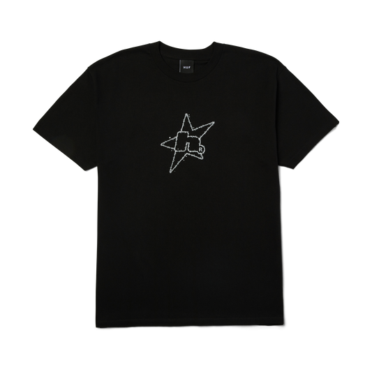 Huf H Star Astral T-Shirt Black