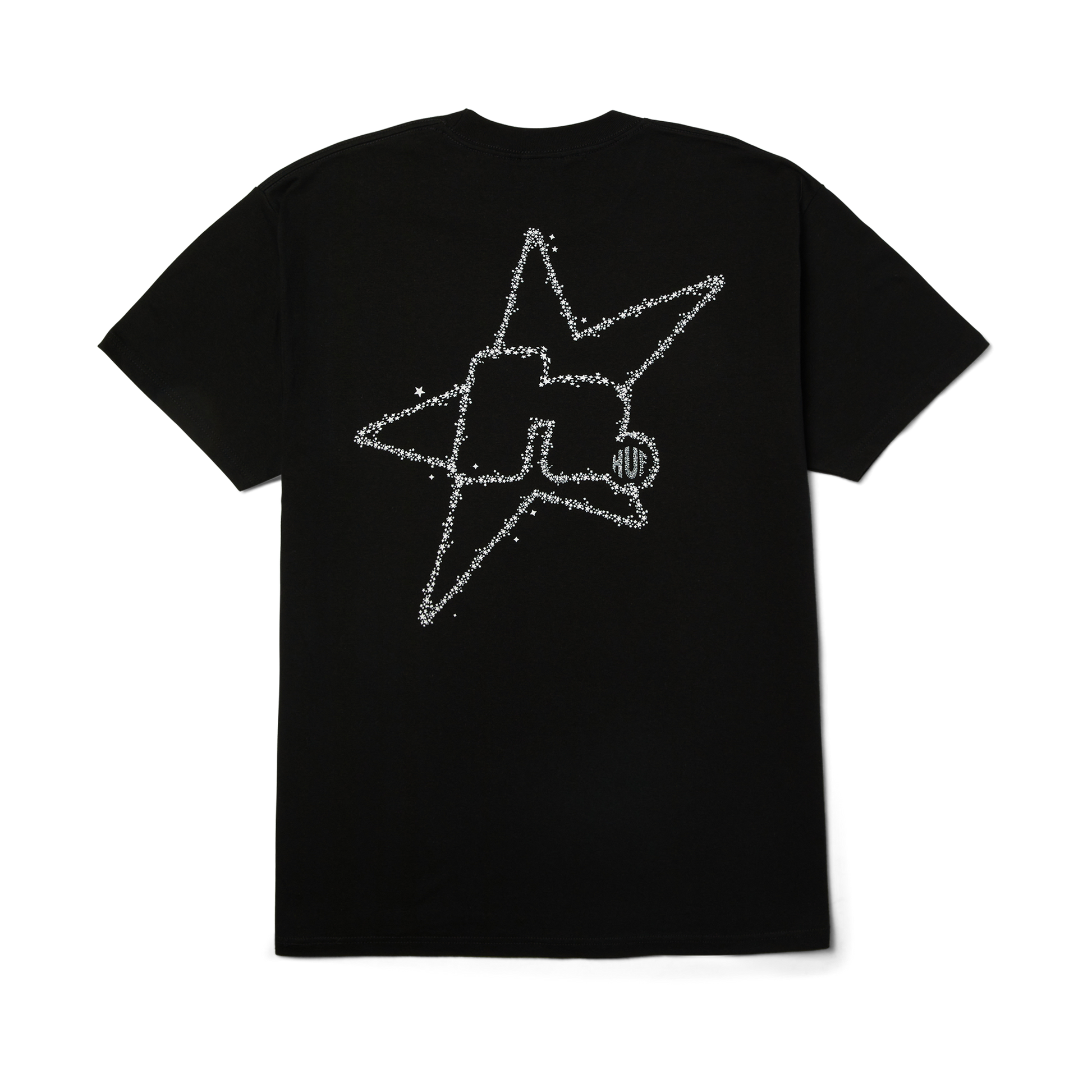Huf H Star Astral T-Shirt Black
