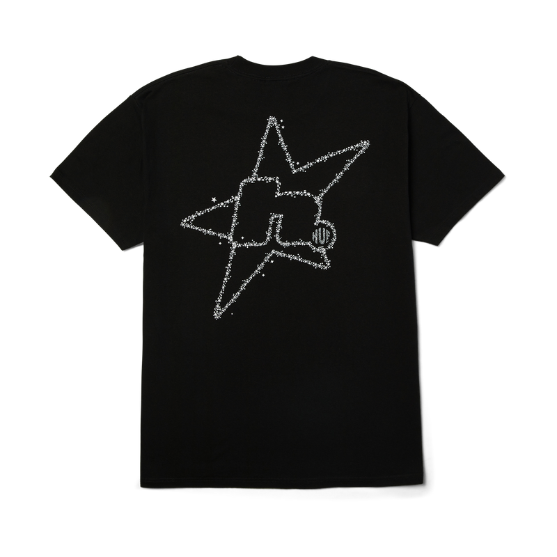 Huf H Star Astral T-Shirt Black