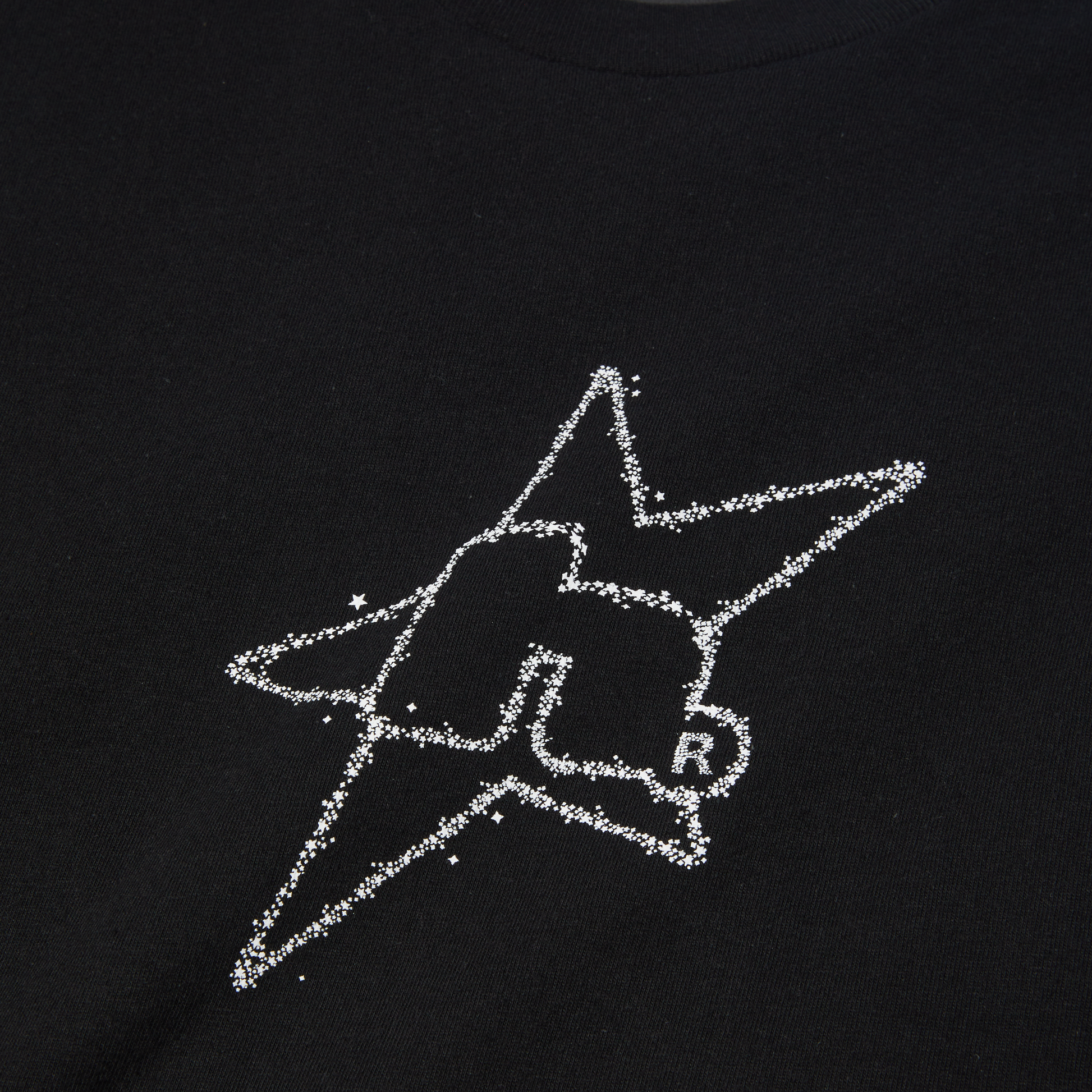 Huf H Star Astral T-Shirt Black