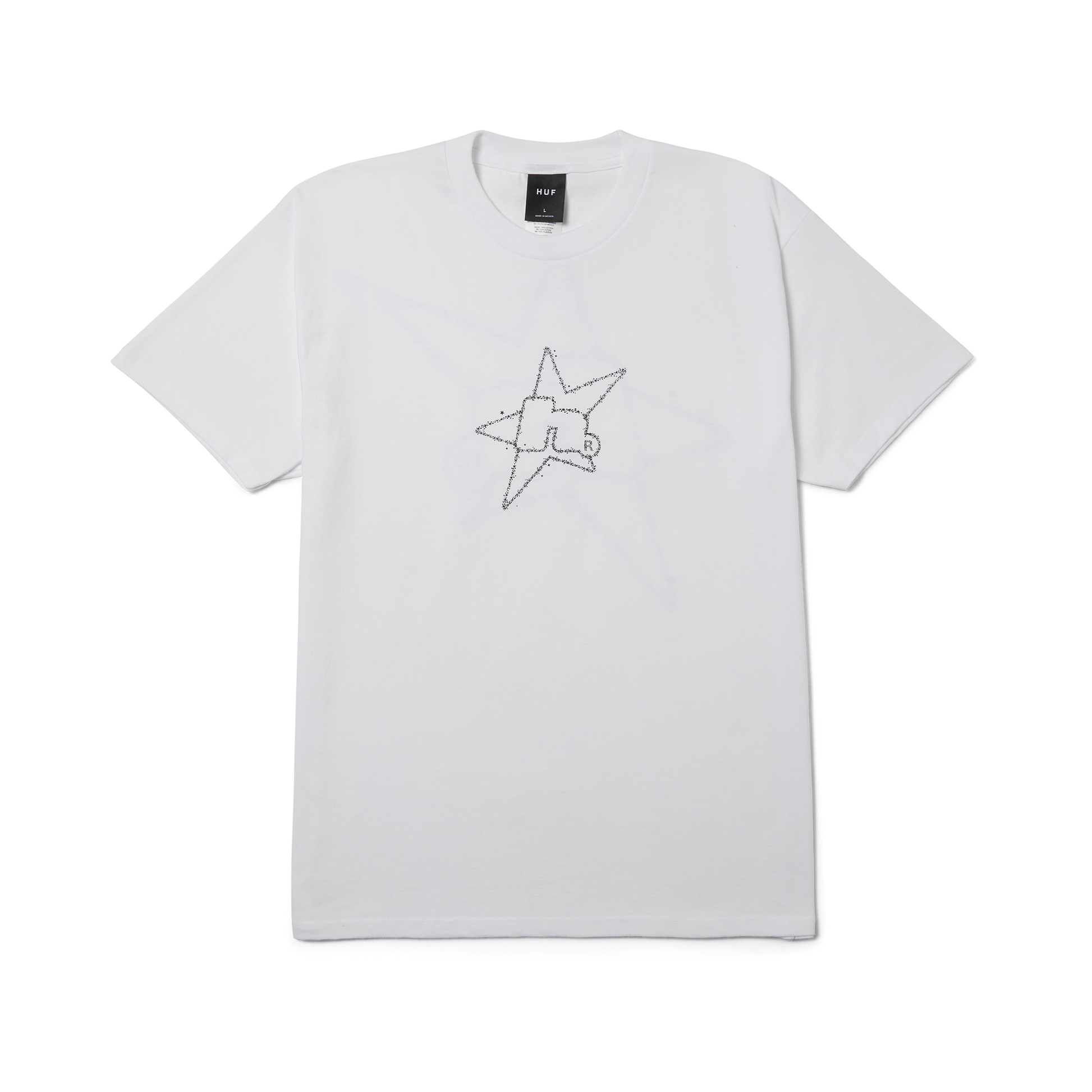 Huf H Star Astral T-Shirt White