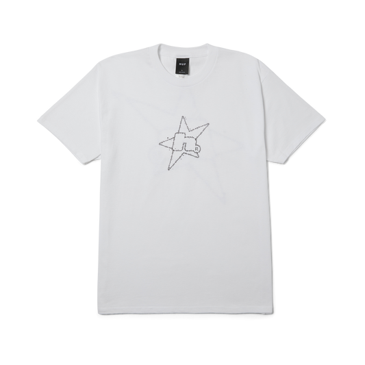 Huf H Star Astral T-Shirt White