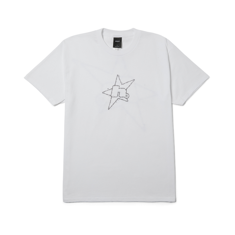 Huf H Star Astral T-Shirt White