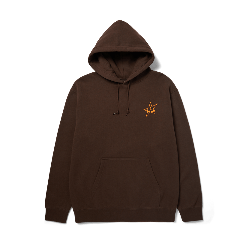 Huf H Star Logo Pullover Hoodie Bison