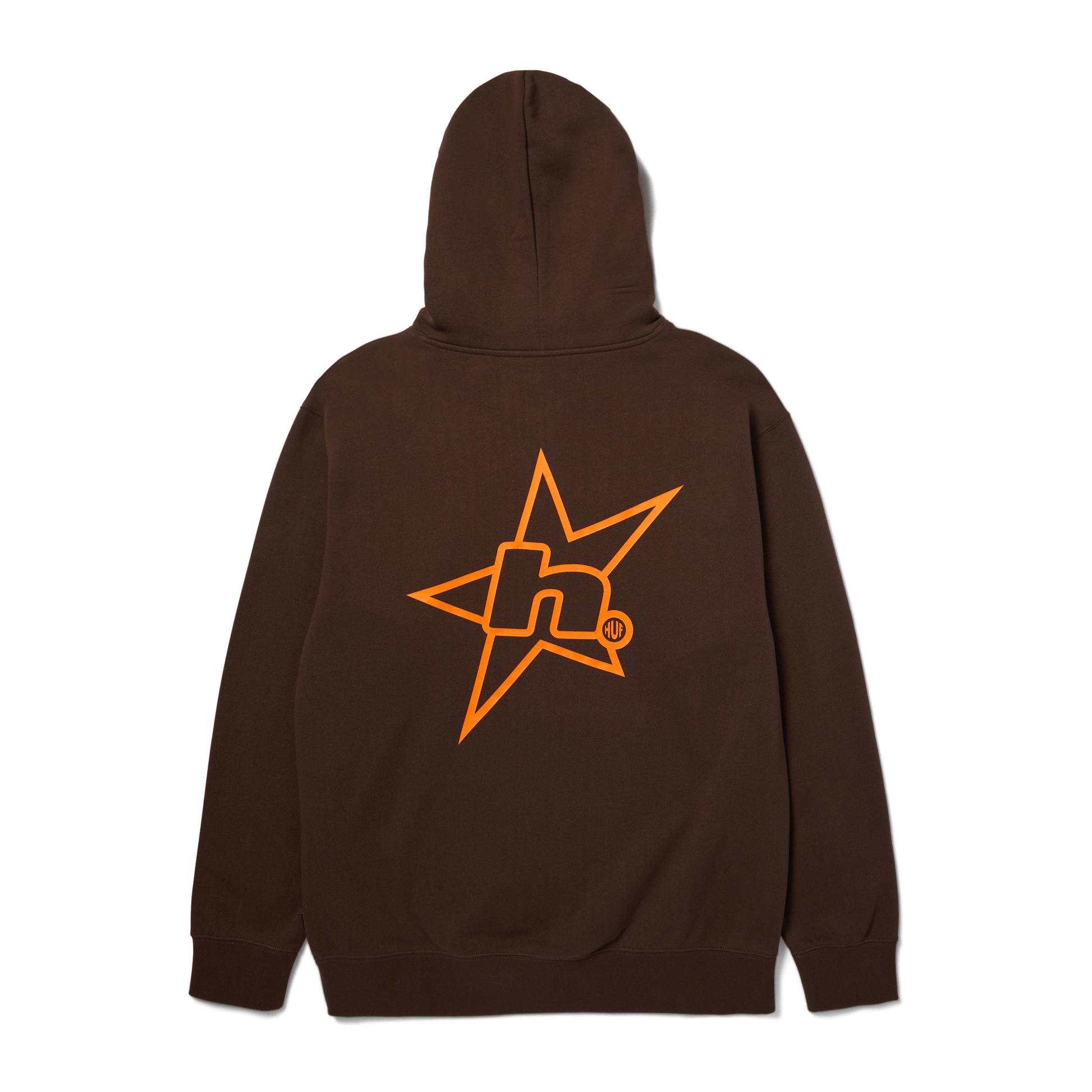 Huf H Star Logo Pullover Hoodie Bison