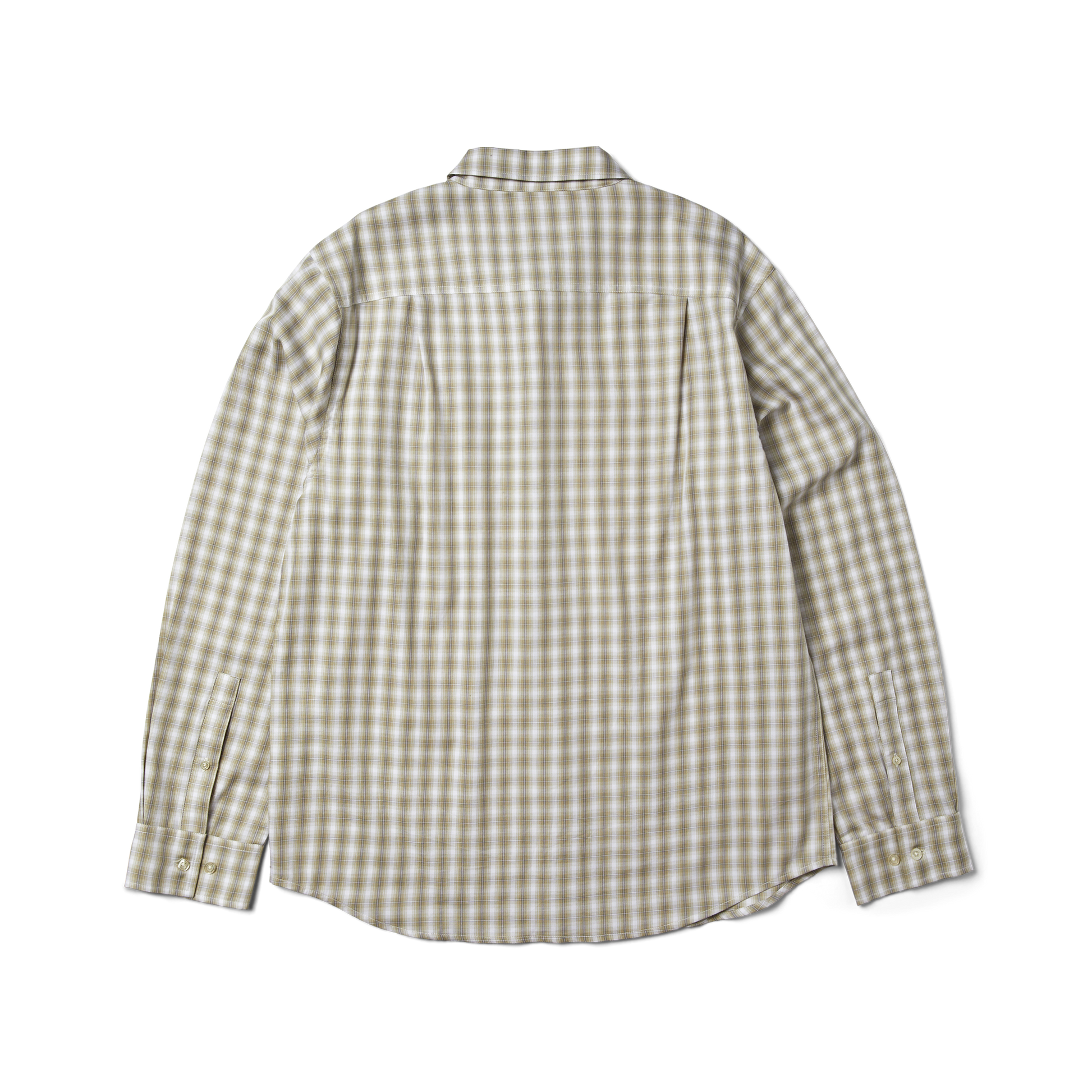 Huf H Star Long Sleeve Plaid Shirt Putty