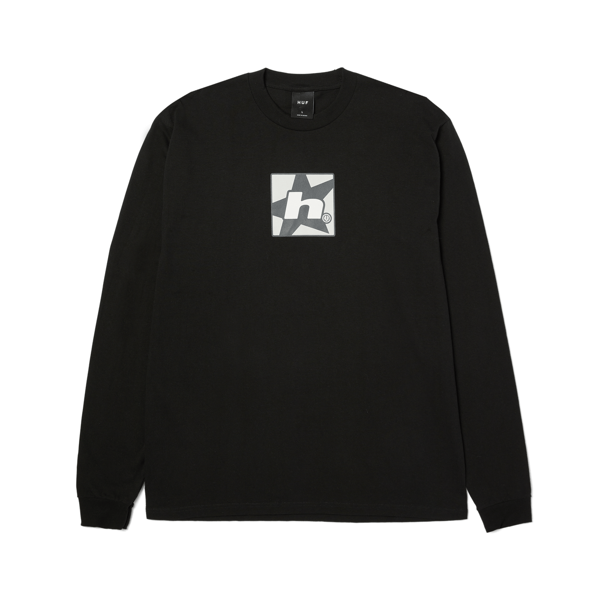 Huf H Star Multi Long Sleeve T-Shirt Black