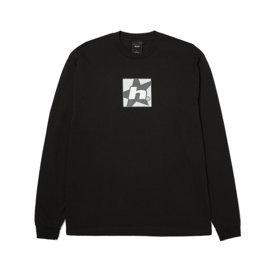 Huf H Star Multi Long Sleeve T-Shirt Black