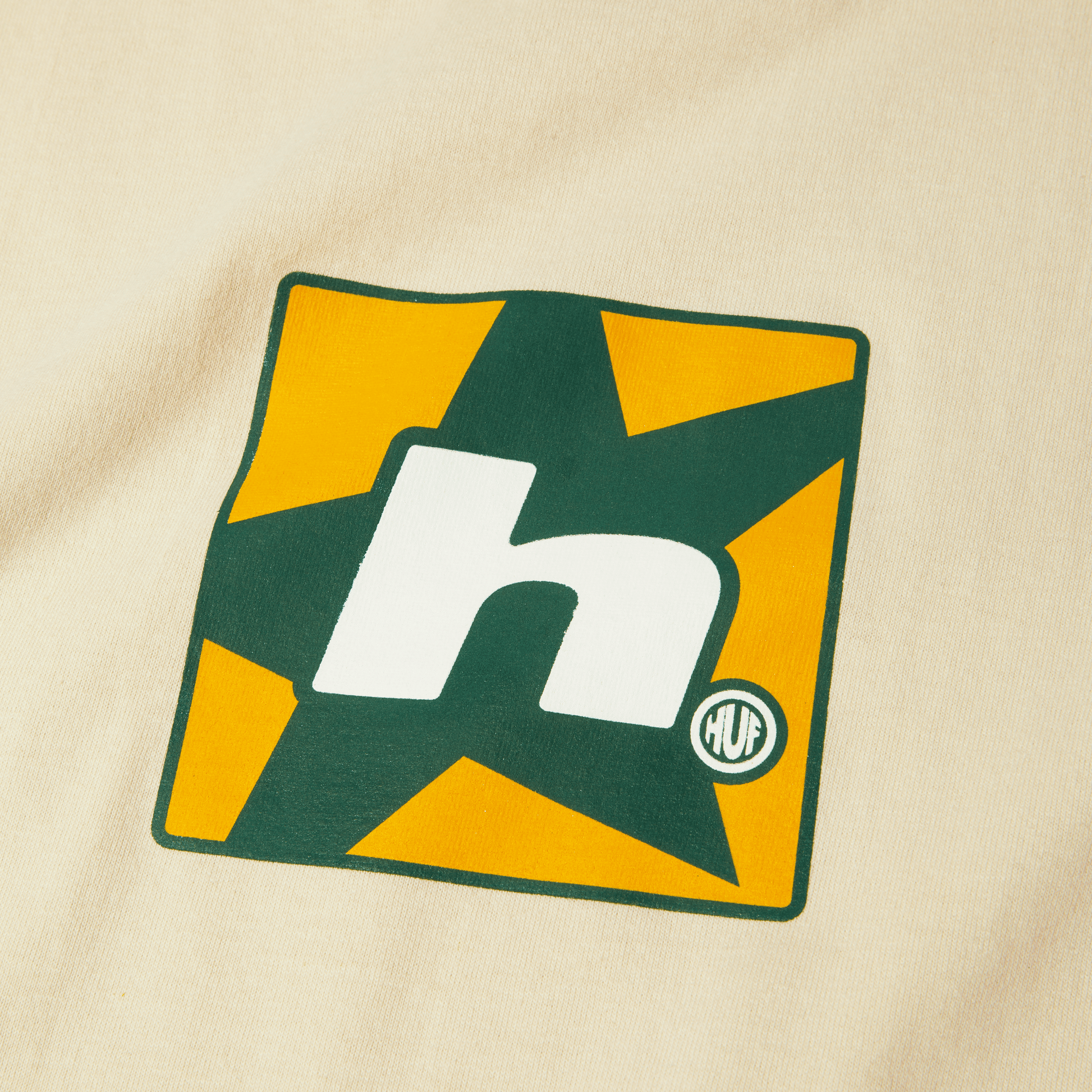 Huf H Star Multi T-Shirt Bleach