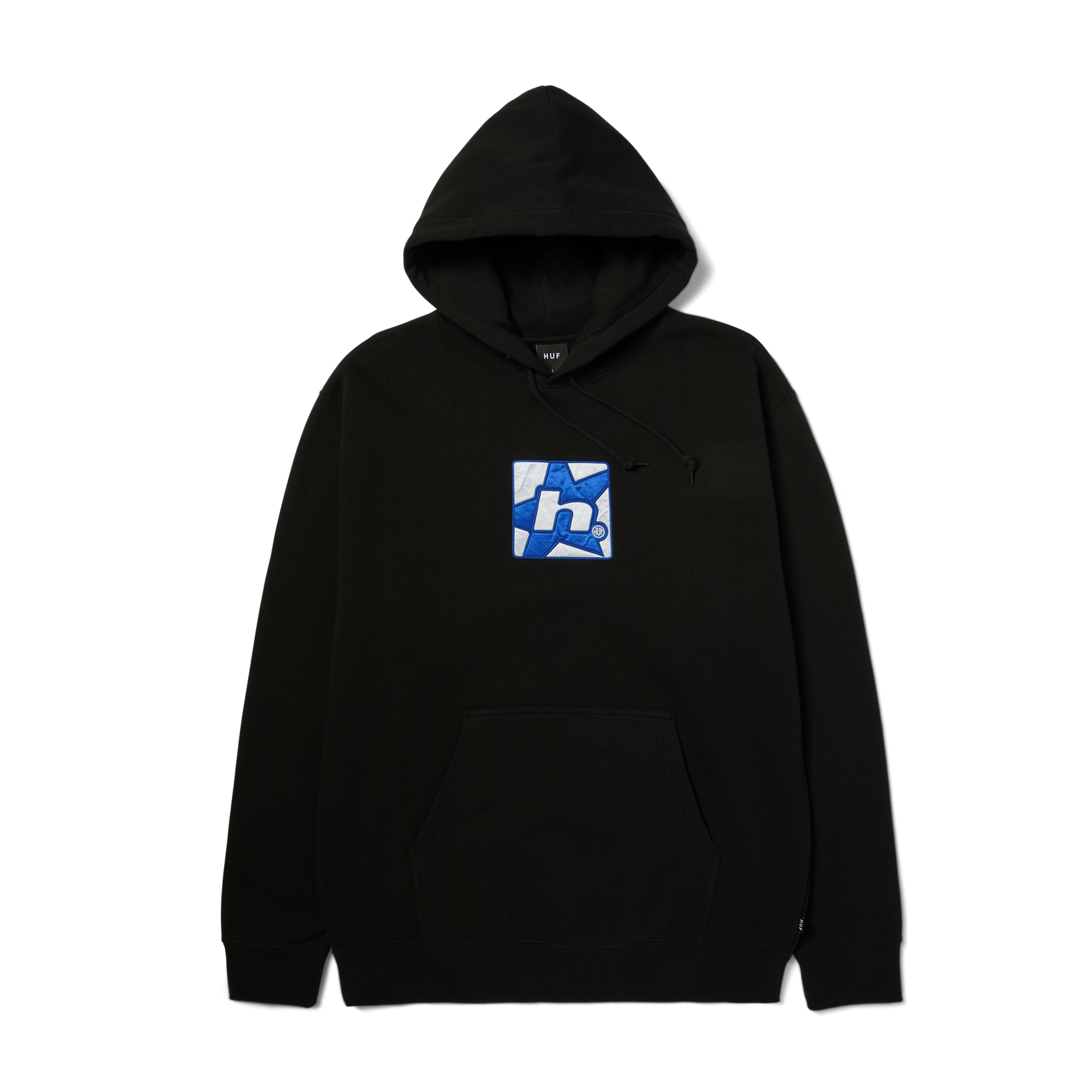 Huf H Star Pullover Hoodie Black
