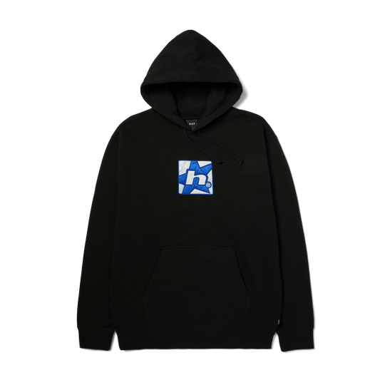 Huf H Star Pullover Hoodie Black