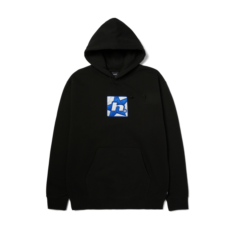 Huf H Star Pullover Hoodie Black