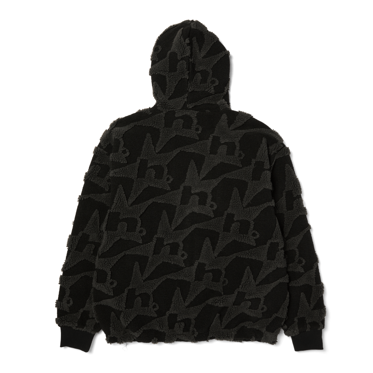 Huf H Star Repeat High Pile Jacket Black