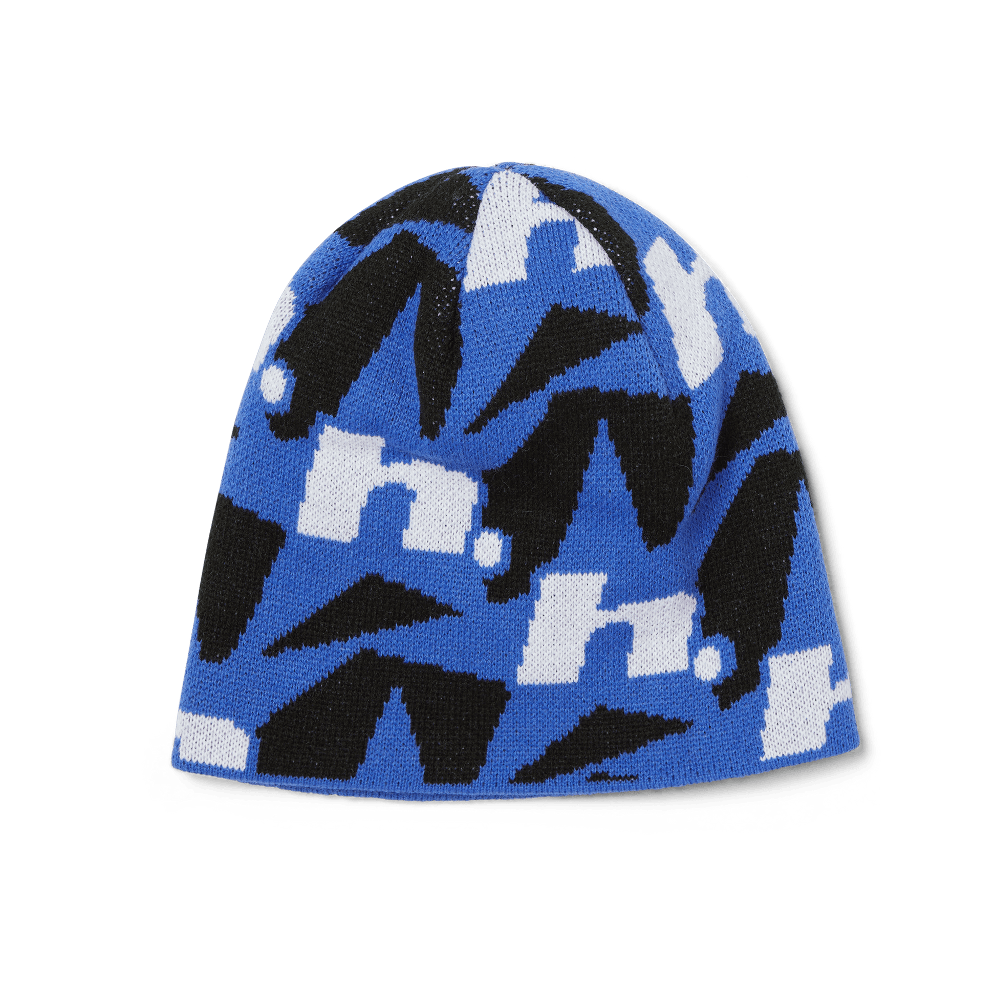 Huf H Star Repeat Skull Beanie Royal Blue