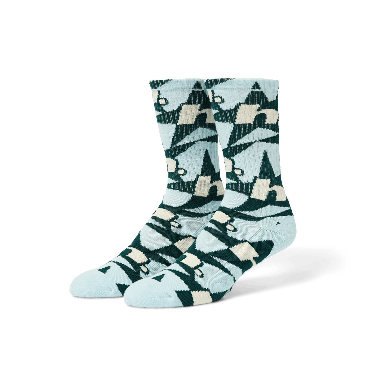 Huf H Star Repeat Sock Ice Blue