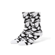Huf H Star Repeat Sock White