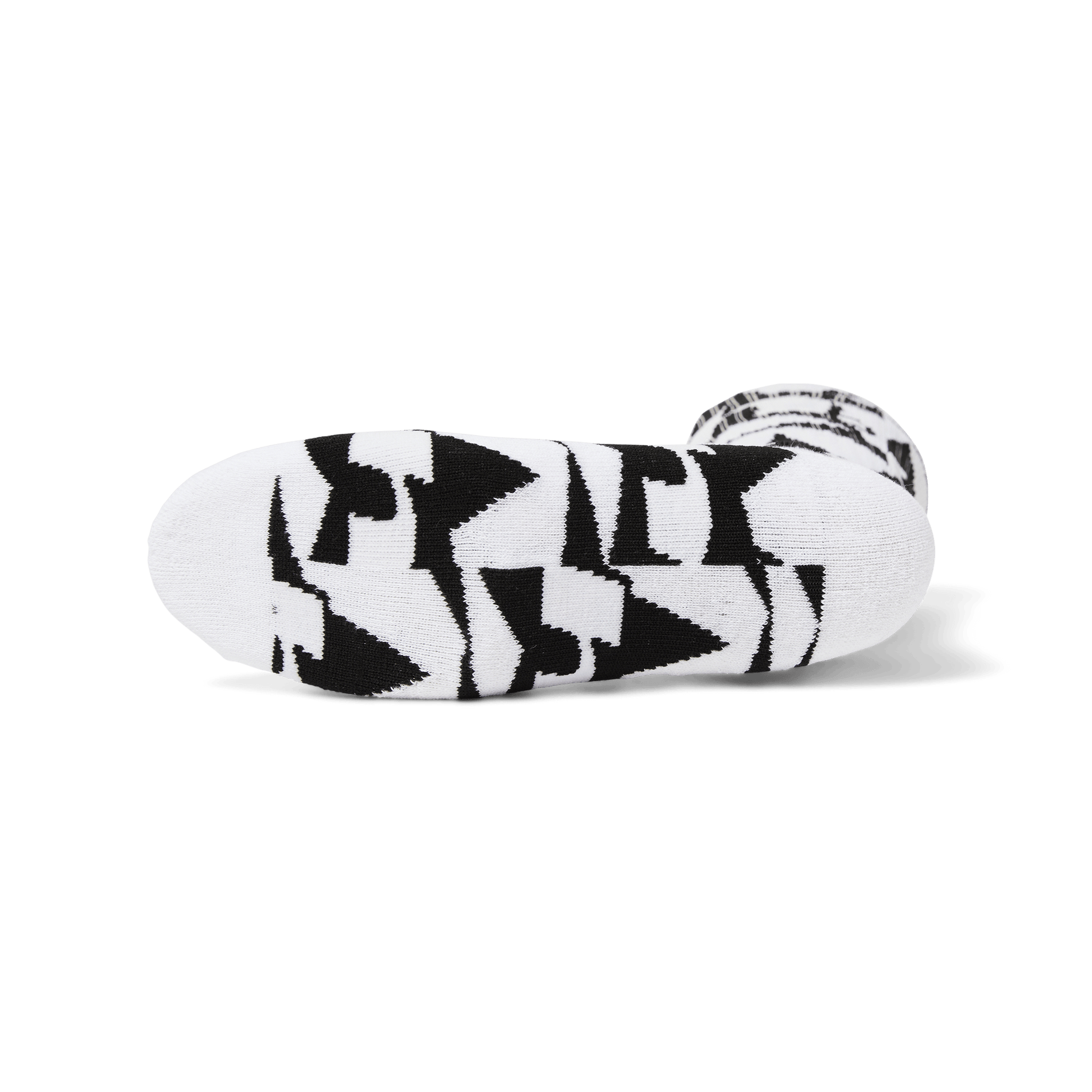 Huf H Star Repeat Sock White