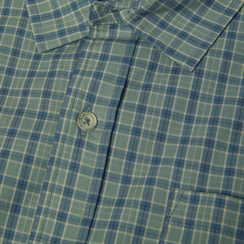 Huf H Star Plaid Shirt Marine