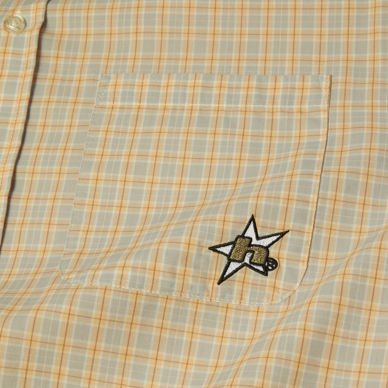 Huf H Star Plaid Shirt Putty