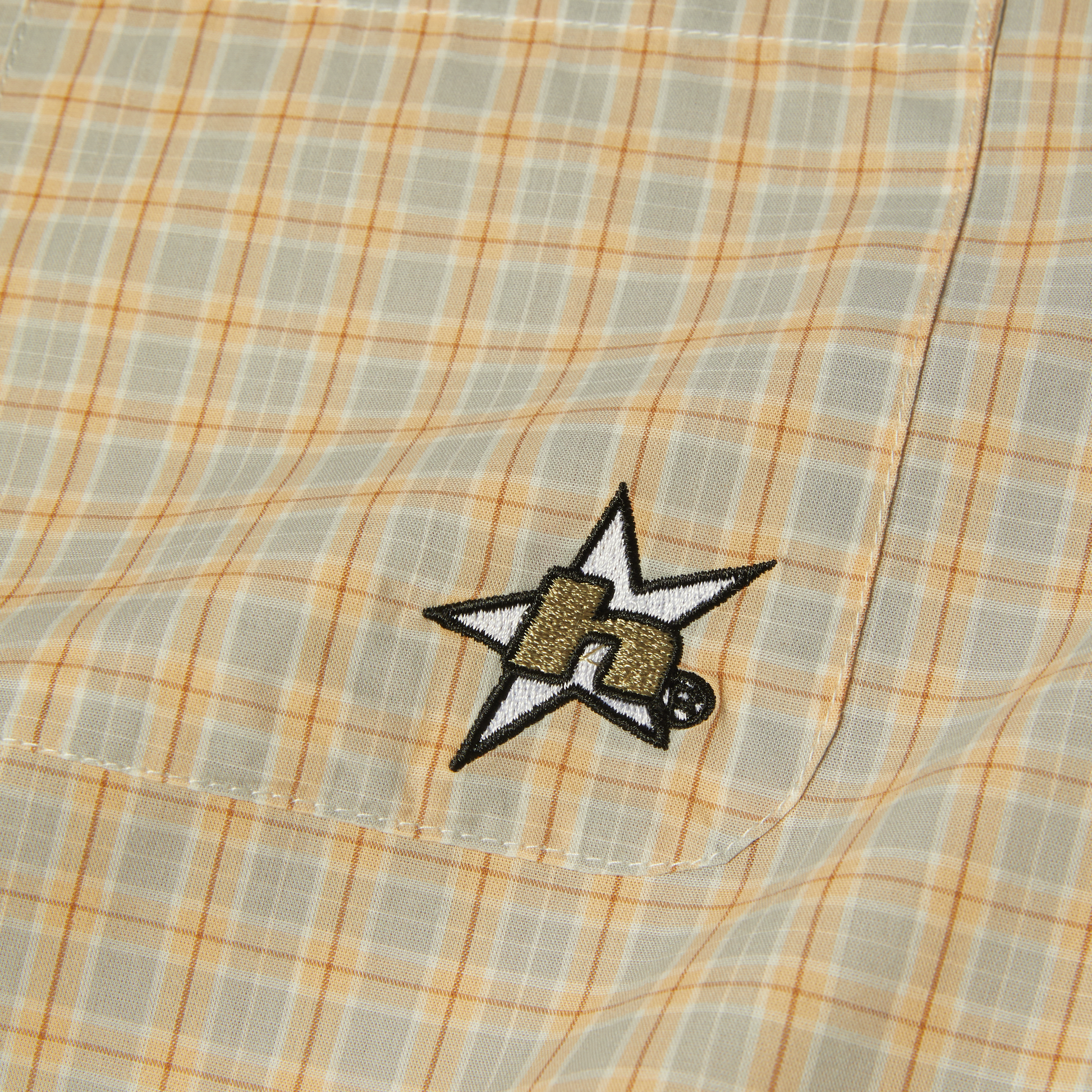 Huf H Star Plaid Shirt Putty