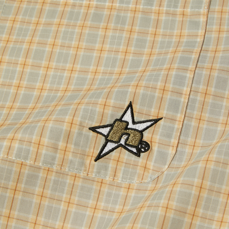 Huf H Star Plaid Shirt Putty