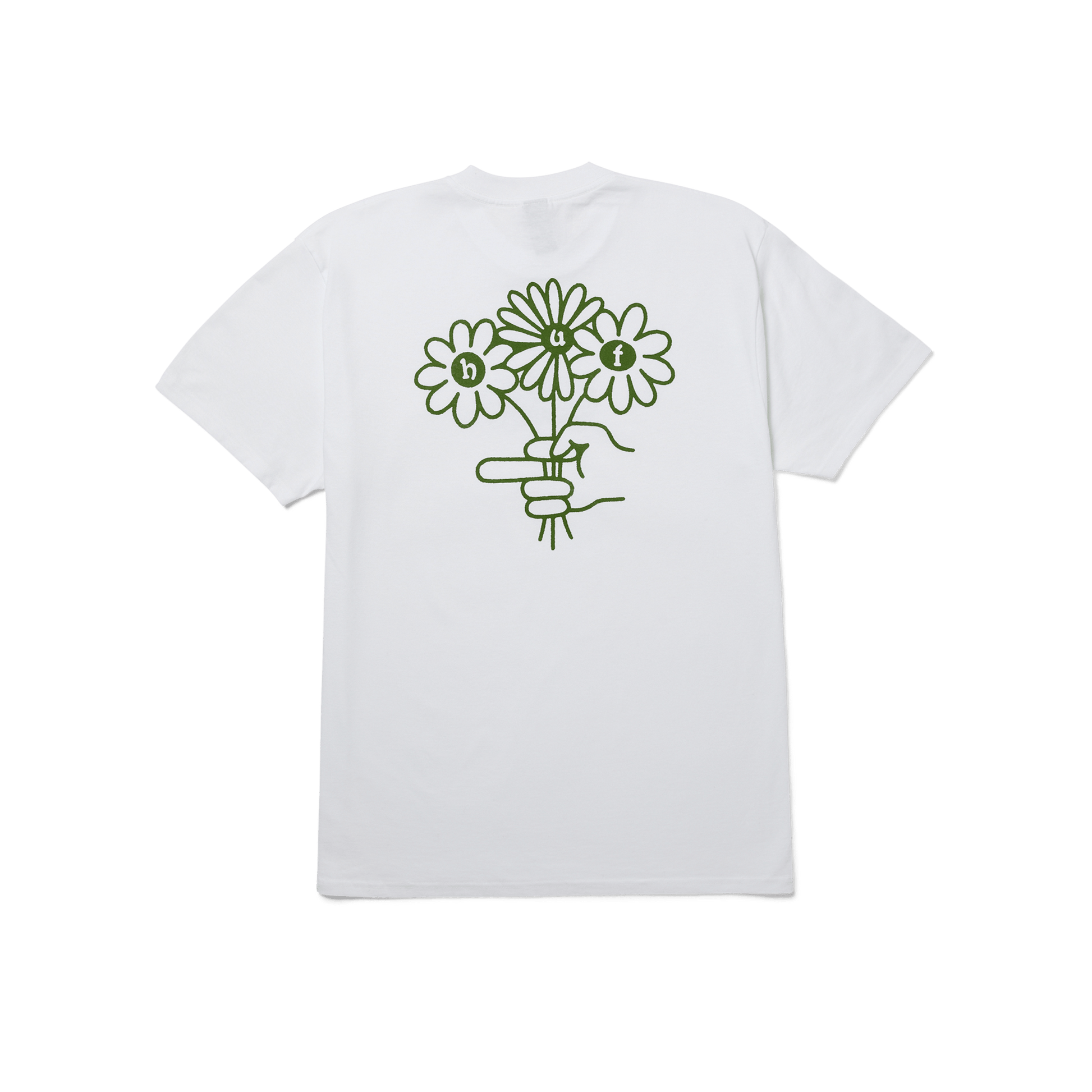 Huf Hand Pick T-Shirt White