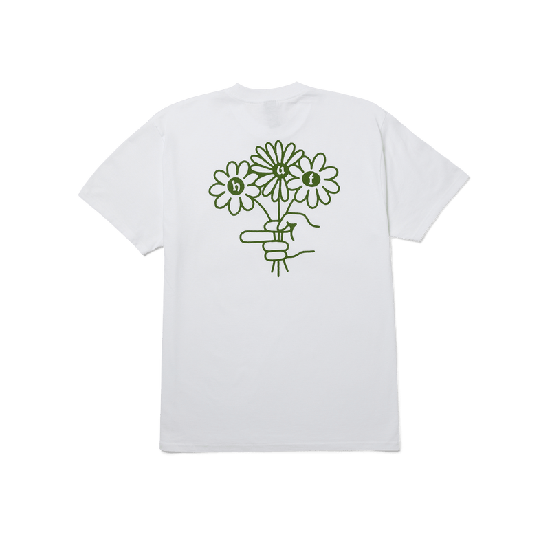 Huf Hand Pick T-Shirt White