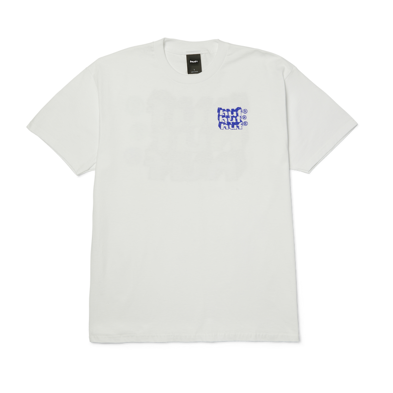 Huf Hand Stacked T-Shirt White