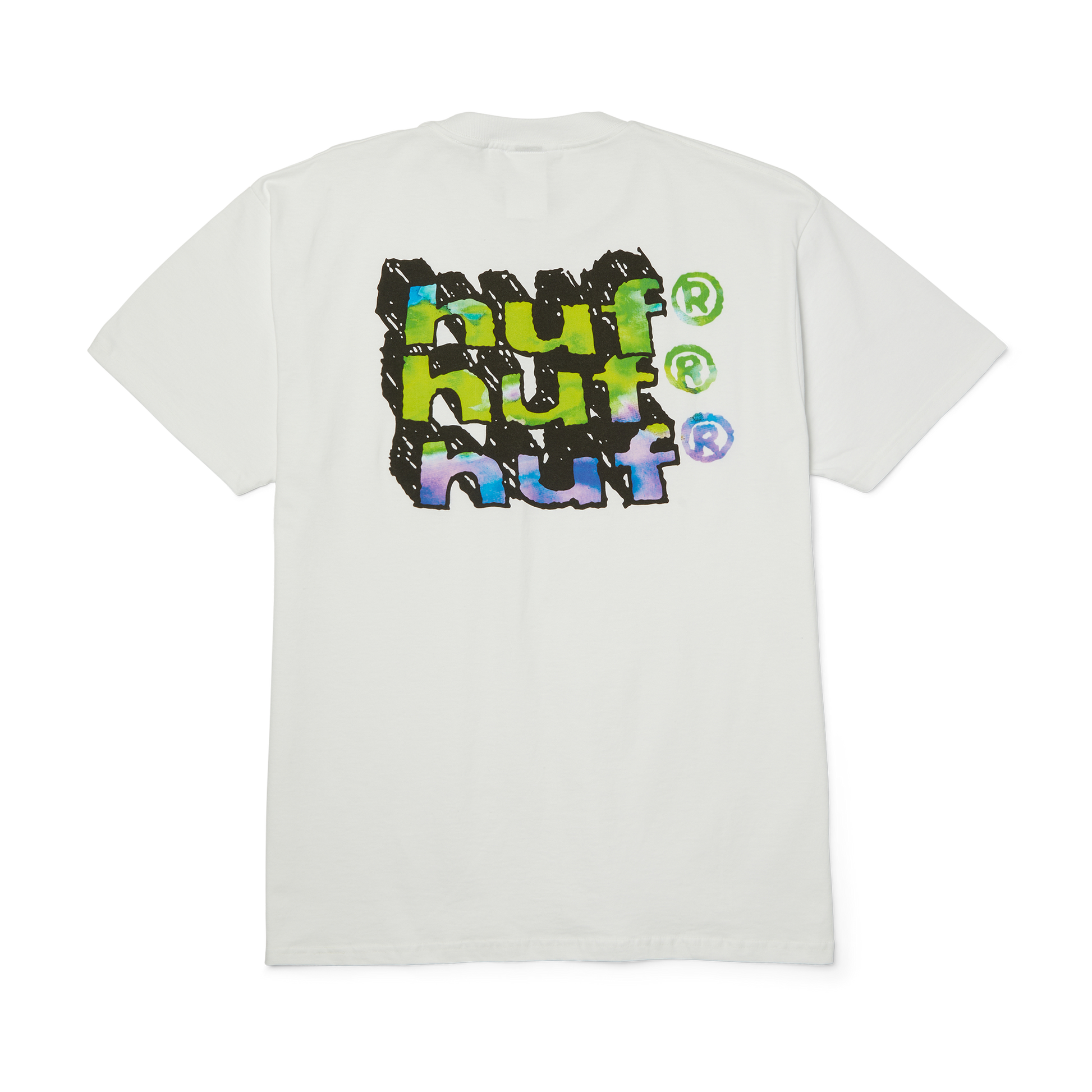 Huf Hand Stacked T-Shirt White