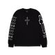 HUF Hard Luxe Long Sleeve T-Shirt Black