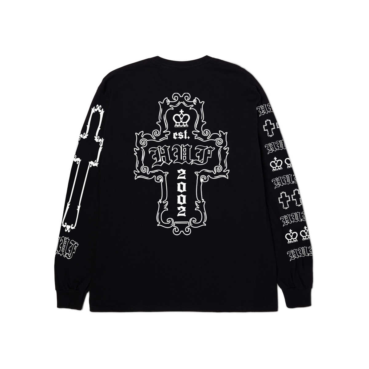 HUF Hard Luxe Long Sleeve T-Shirt Black