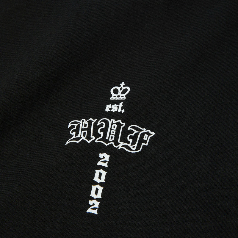 HUF Hard Luxe Long Sleeve T-Shirt Black
