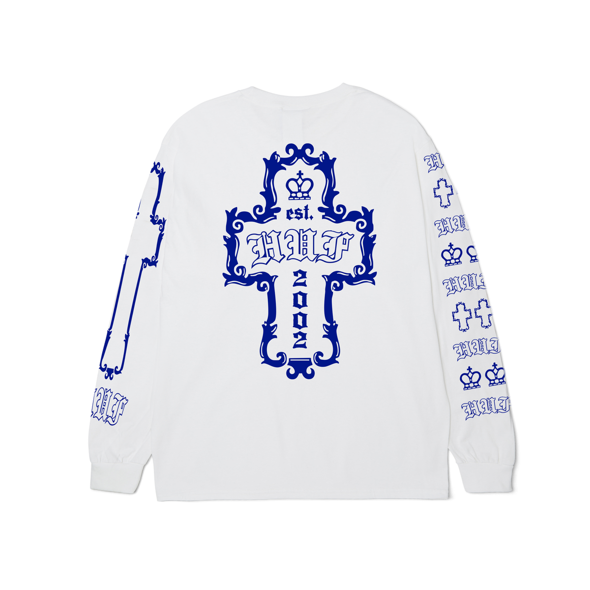 HUF Hard Luxe Long Sleeve T-Shirt White