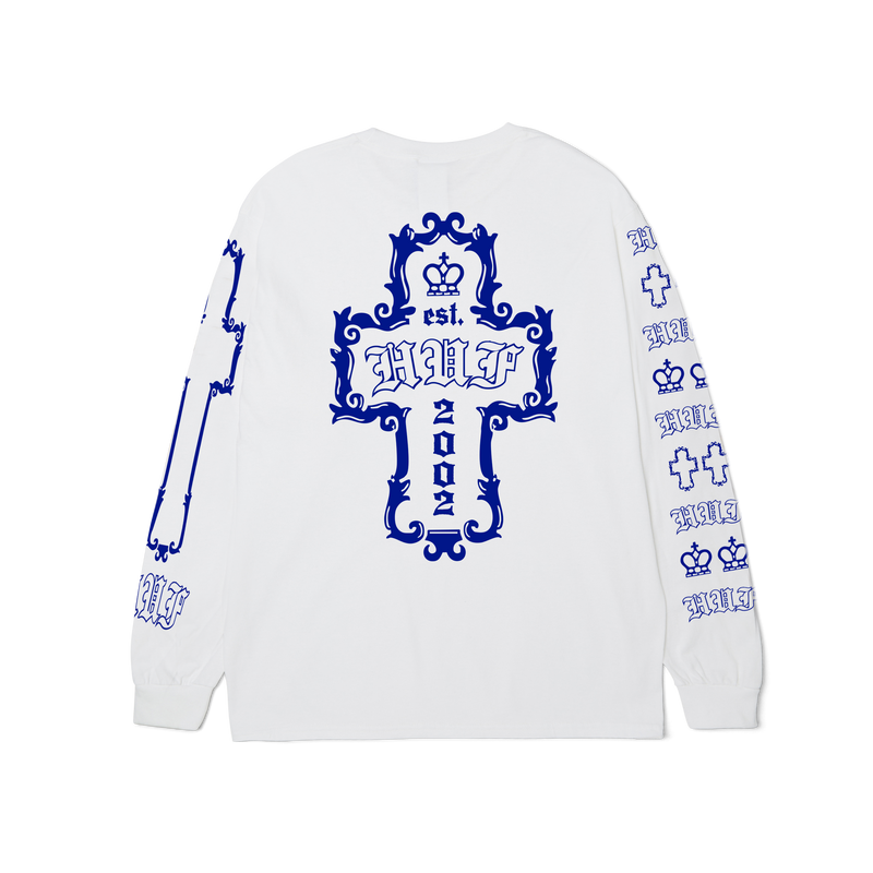 HUF Hard Luxe Long Sleeve T-Shirt White