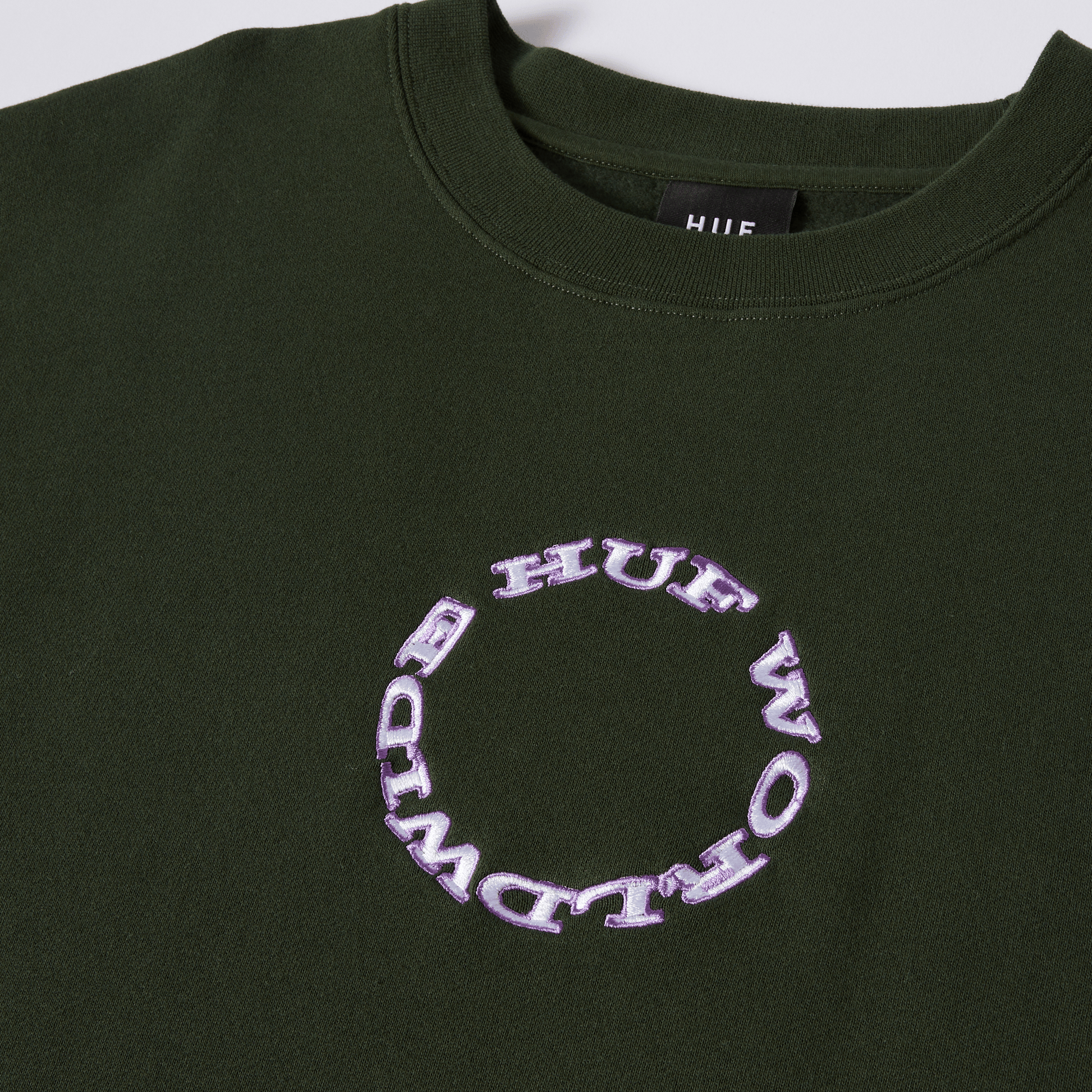 Huf Hard Note Crewneck Sweatshirt Black
