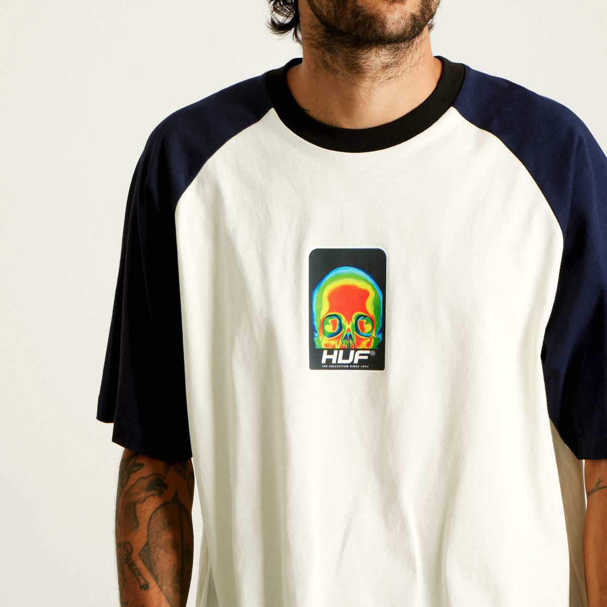 HUF Headrush Raglan Shirt Bleach