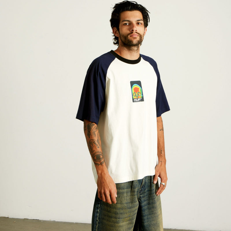 HUF Headrush Raglan Shirt Bleach