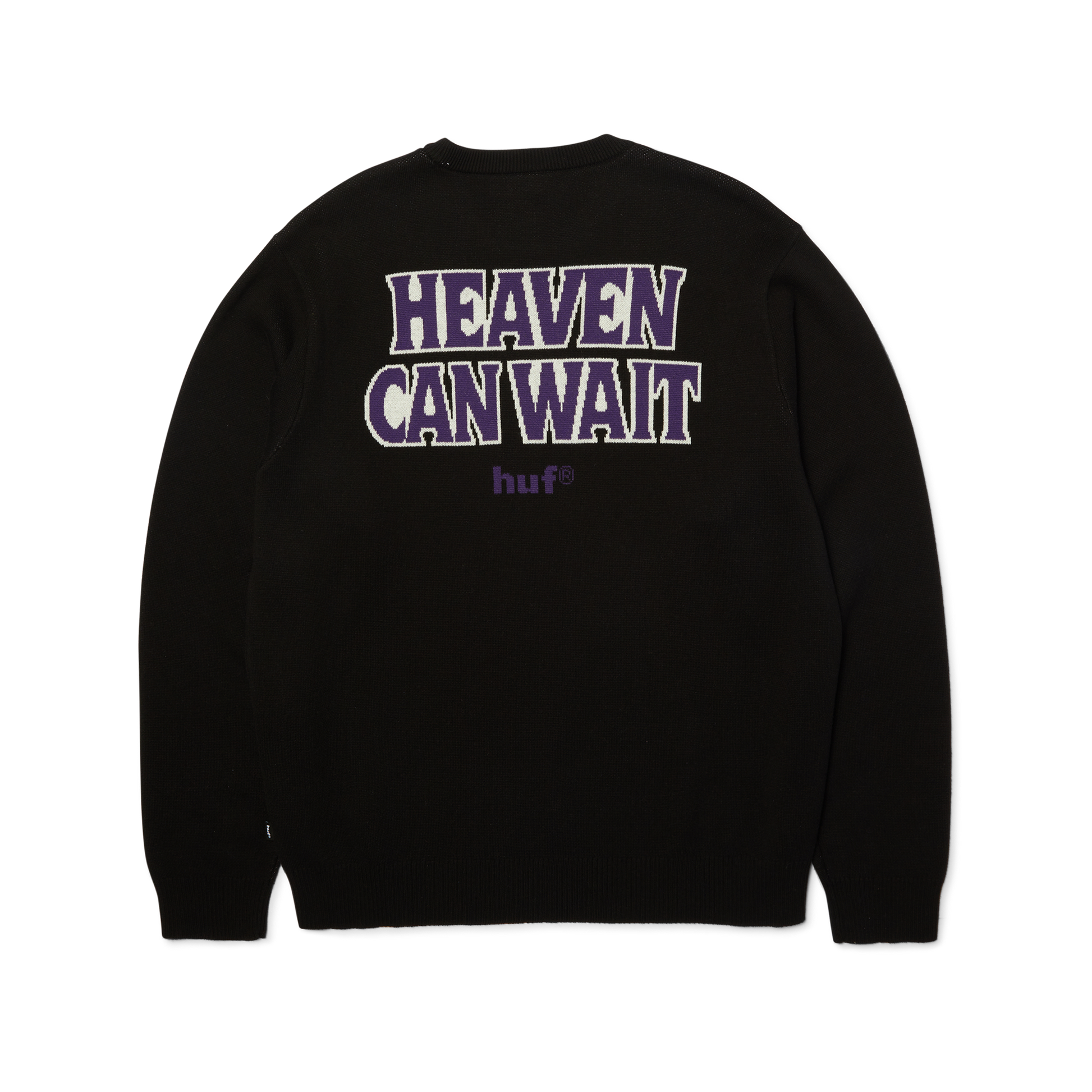 Huf Heaven Can Wait Crewneck Sweater Black