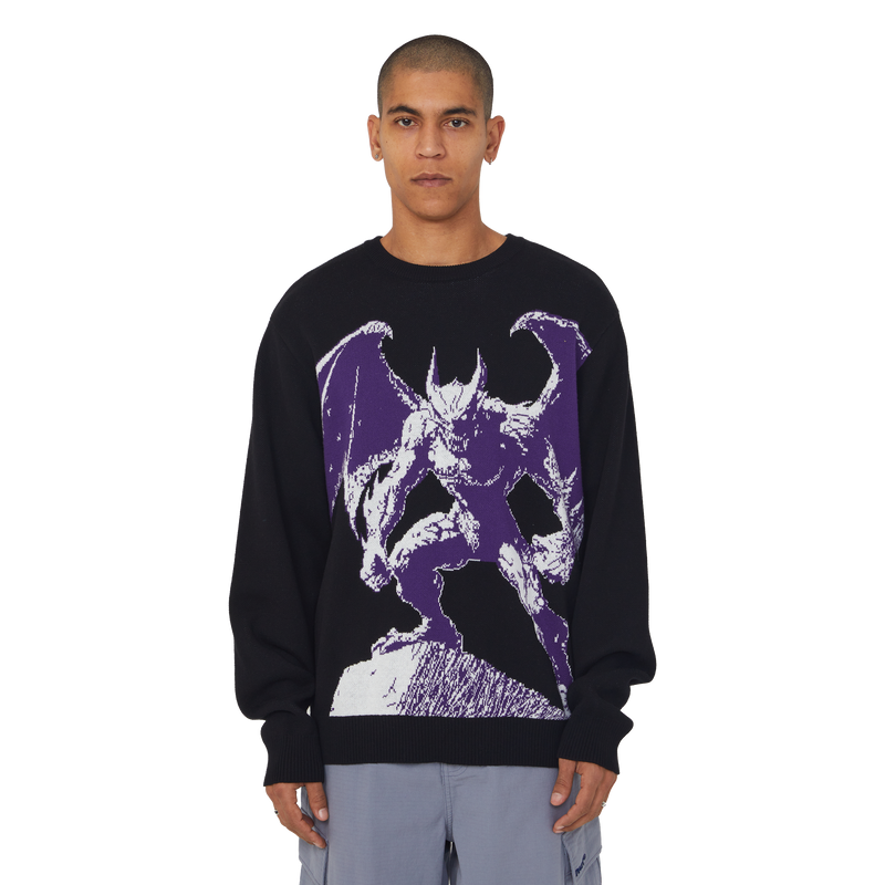 Huf Heaven Can Wait Crewneck Sweater Black