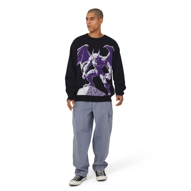 Huf Heaven Can Wait Crewneck Sweater Black