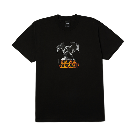 Huf Heaven Can Wait T-Shirt Black
