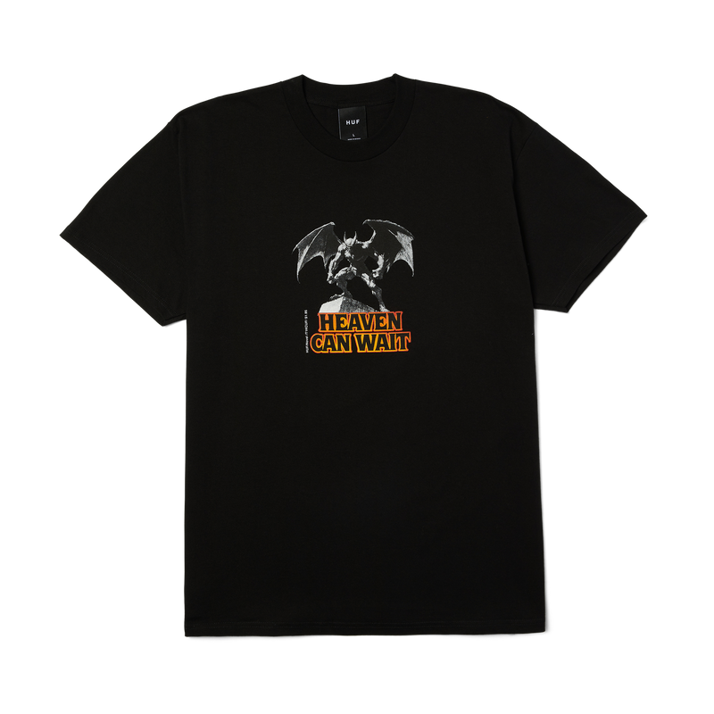 Huf Heaven Can Wait T-Shirt Black