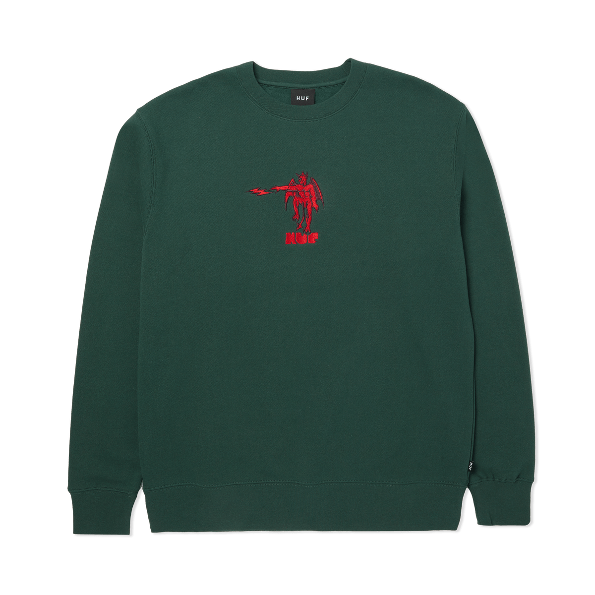 Huf Heavenly Crewneck Sweatshirt Forest Green