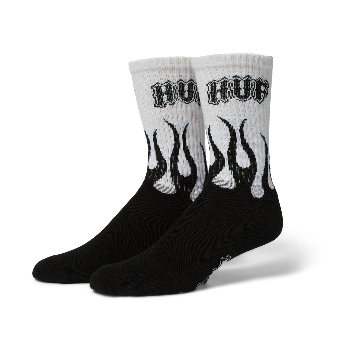 HUF High Temp Sock White