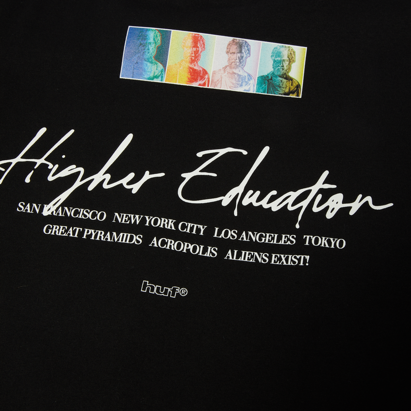 Huf Higher Education T-Shirt Black